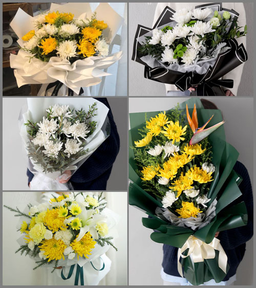 广东湛江市吴川市海滨街道博茂社区白事花束代送